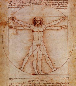 Géométrie sacrée dans PLANETES L__Homme_de_Vitruve_-_Leonard_de_Vinci_1490